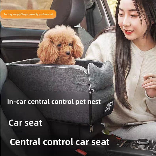 Small Dog Car Seat Bed with Shoulder Strap