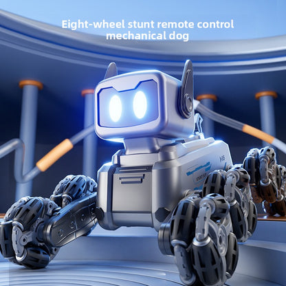 Eight-wheeled robot dog
