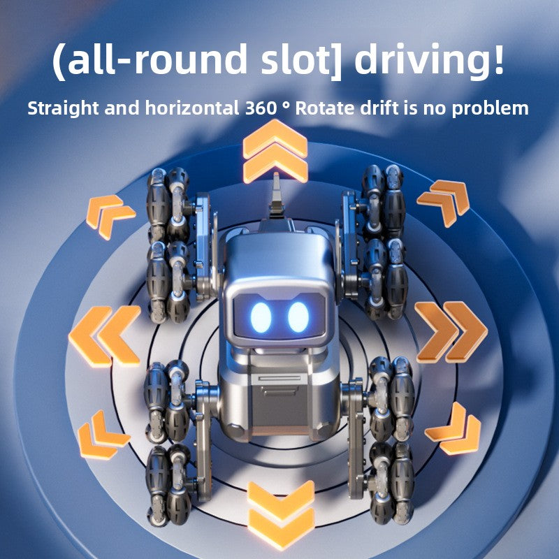 Eight-wheeled robot dog