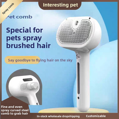 Gentle Grooming Pet Spray for Cats and Dogs - USB Rechargeable