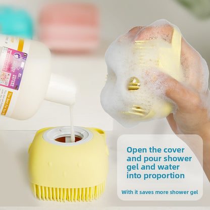 baby bath massage brush