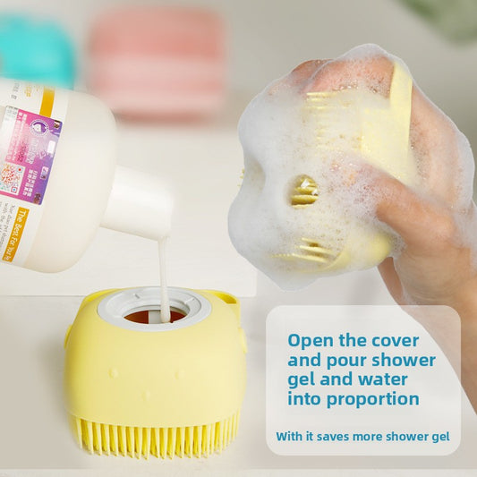 baby bath massage brush