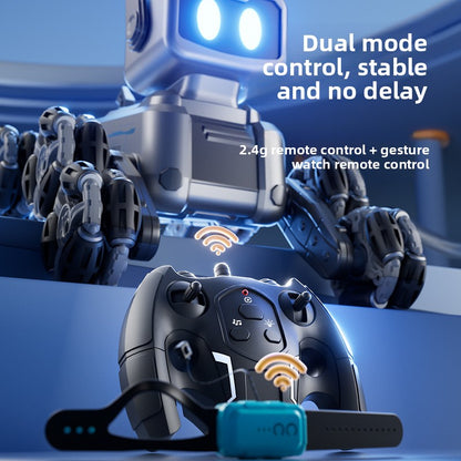 Eight-wheeled robot dog