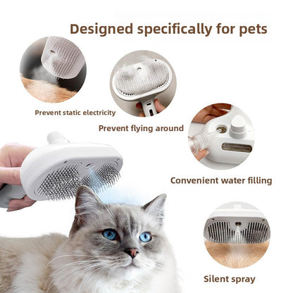 Gentle Grooming Pet Spray for Cats and Dogs - USB Rechargeable